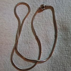 Original Pandora necklace chain, sterling silver